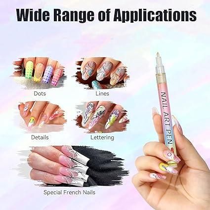Nail Art Pens Set – 12 Colors